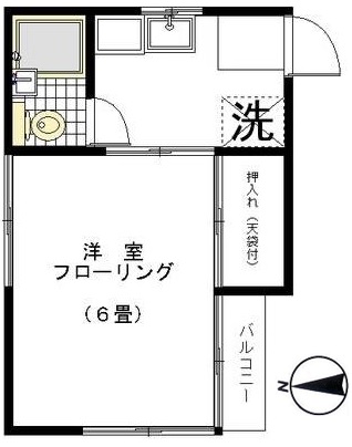 溝の口コーポ新作の間取り