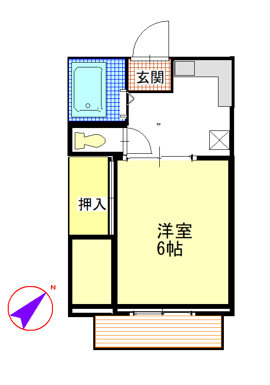 ジュネスめいわの間取り