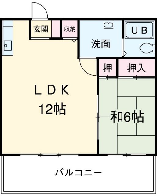 群馬県高崎市江木町（マンション）の賃貸物件の間取り