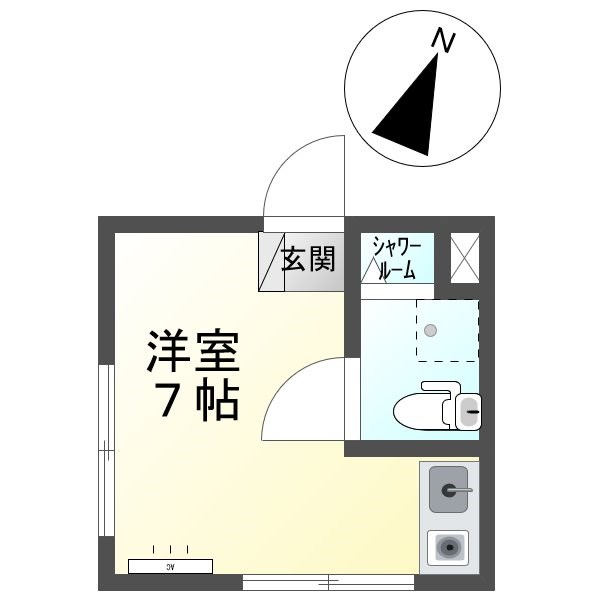 ルーミング白樺の間取り