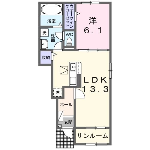 グリフィンドールIの間取り