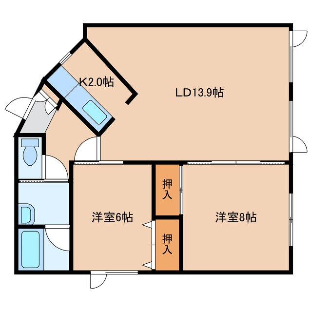 RESIDENTIAL OF CUBICの間取り