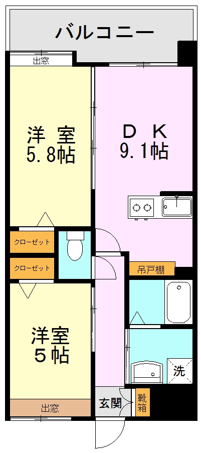 ＳＫ２の間取り