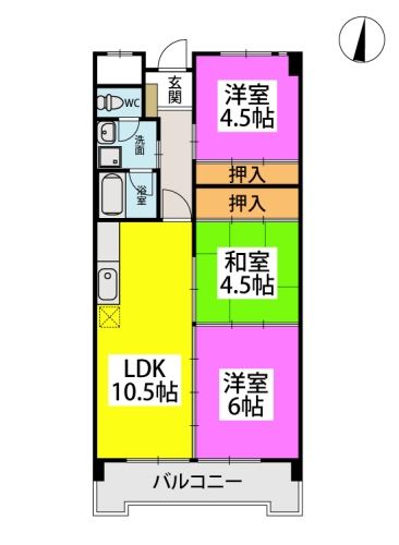 エサキ南ビルの間取り