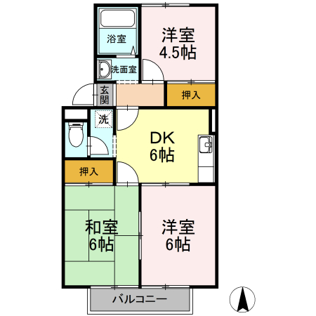 レジデンス宮山の間取り