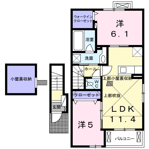 サンフォレスト　Ｍの間取り