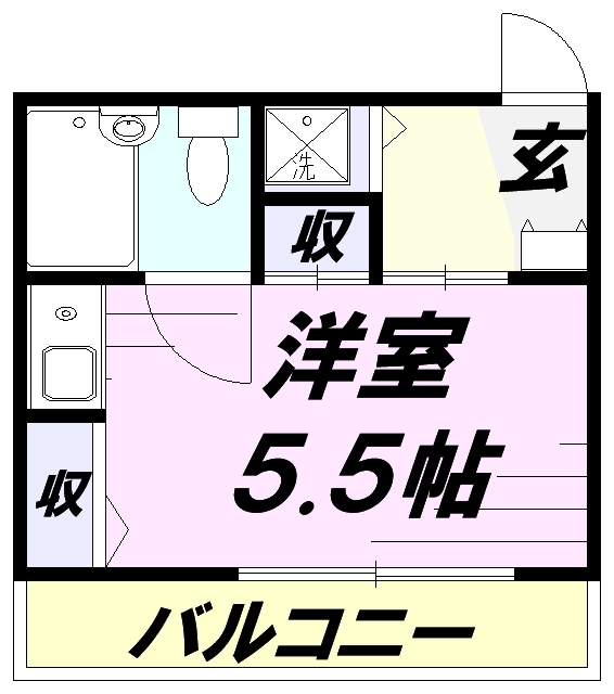 エスパシオＡ棟の間取り