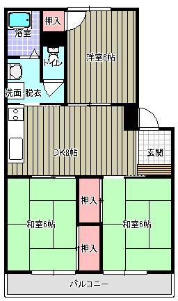 山形市深町のマンションの間取り