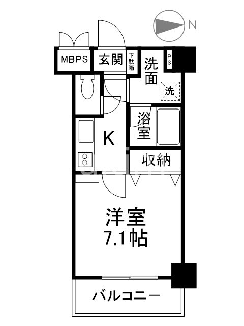 ライオンズマンション京都河原町第３の間取り