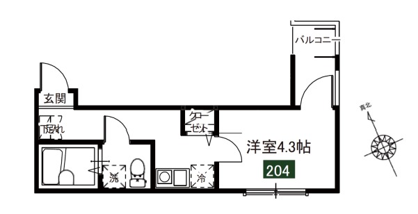 メルディア東大宮IIIの間取り