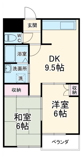 ウェルシータウンの間取り