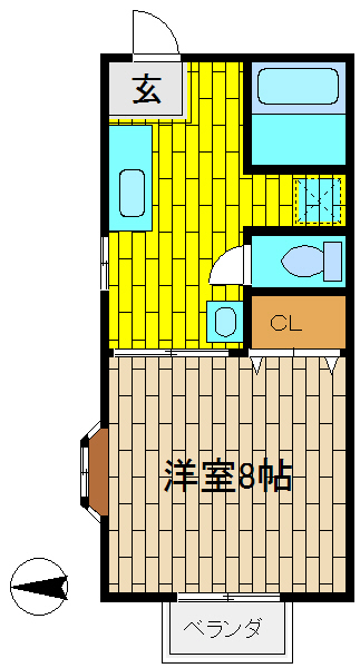 シティハイム伊豆の山の間取り