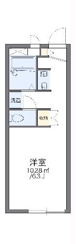 レオパレスクレール　シャトーの間取り