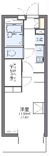 【レオパレスアルカンシェルの間取り】