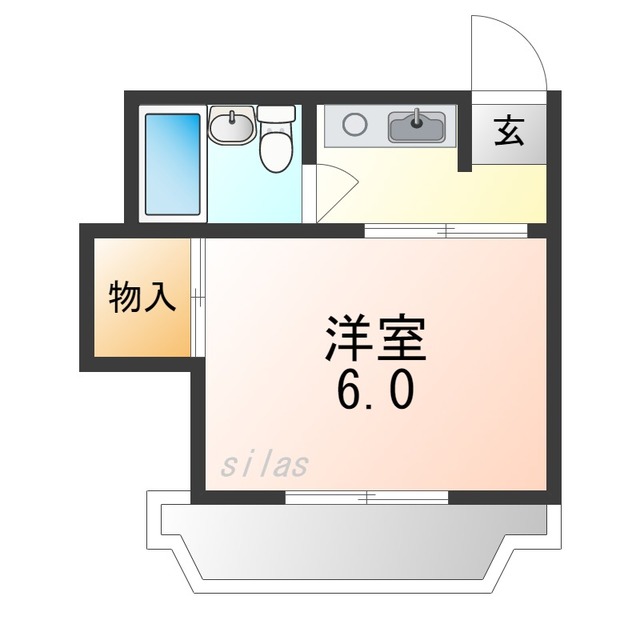 羽曳野市野々上のマンションの間取り