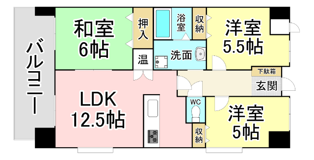 オータムパレスの間取り