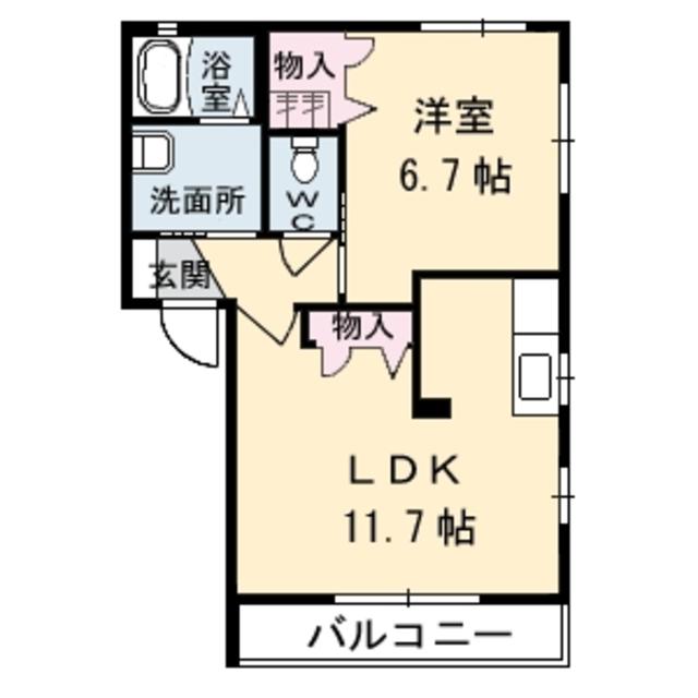 シャーメゾンさくらの間取り