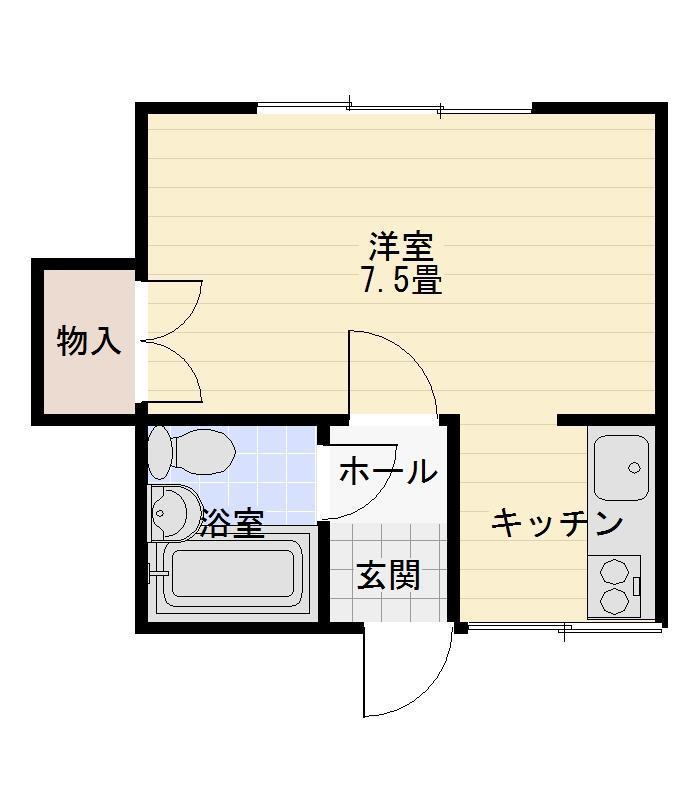 ハイツクローエの間取り