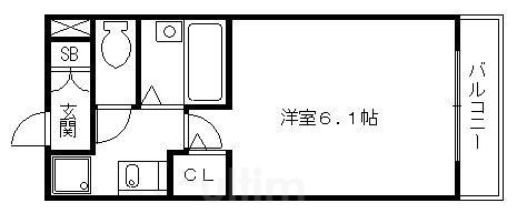 プレサンス京都四条烏丸の間取り