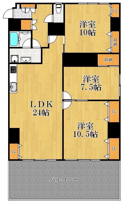 ダイアパレス浅田の間取り