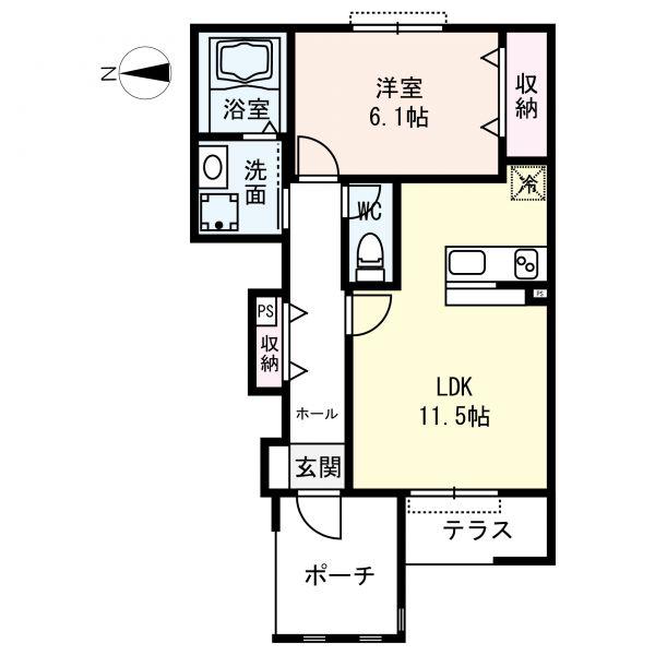 ゆめな都　２番館の間取り