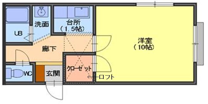 グレース小坂IIの間取り