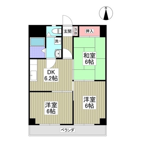 伊勢崎ヴィレッジの間取り