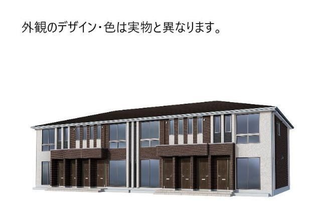 【（仮）立木新築アパートの建物外観】