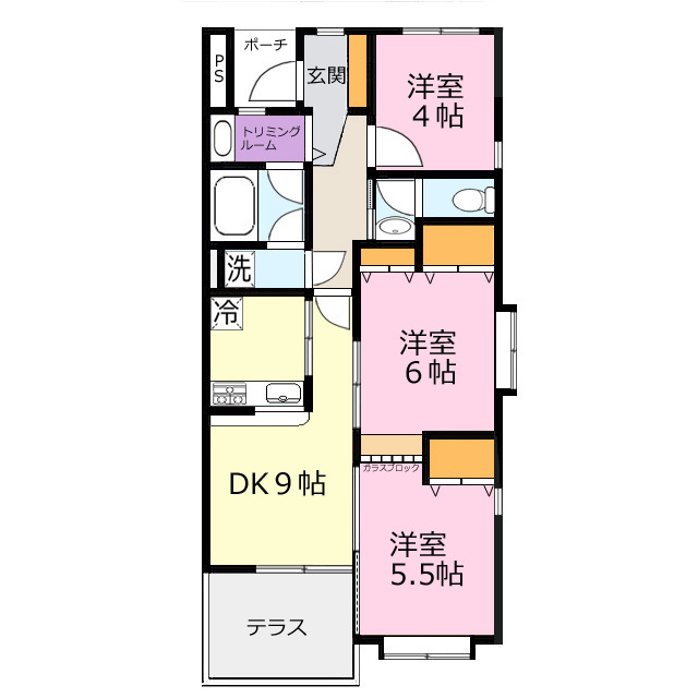 アコルデ東台の間取り