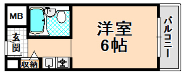 マルマンフラット伊丹の間取り