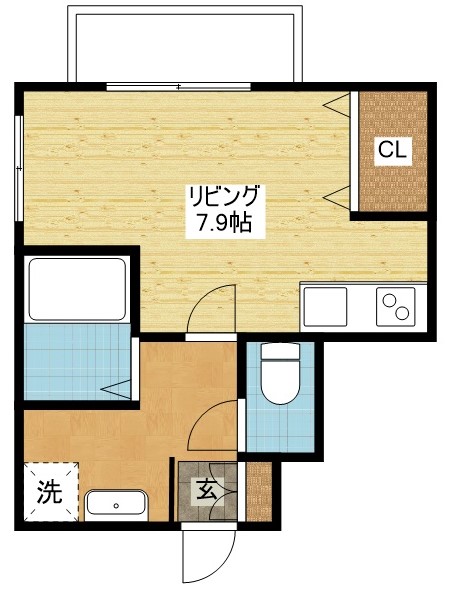 モンテスタイル鍛冶屋町の間取り