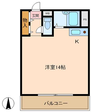 大阪市平野区喜連のマンションの間取り