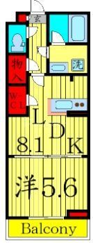 【足立区保塚町のマンションの間取り】