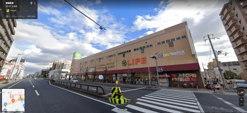 【神戸市東灘区田中町のマンションのスーパー】