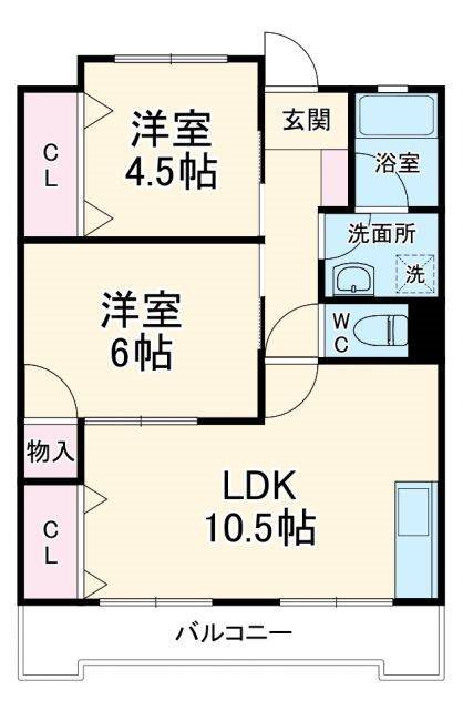 ドミールナカザワの間取り