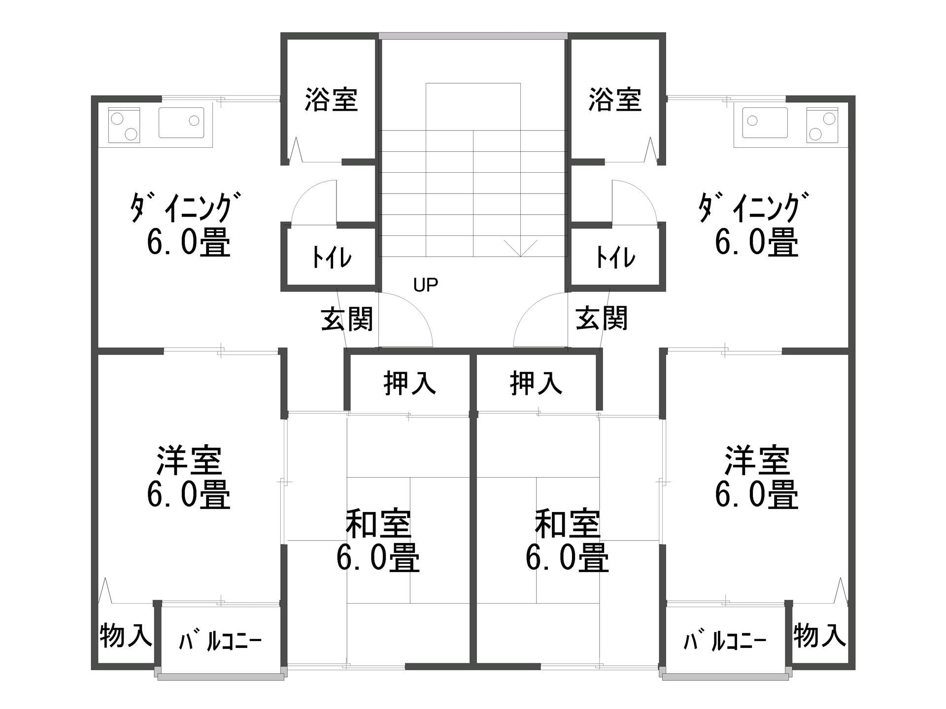 メゾンド松田Ａ棟の間取り