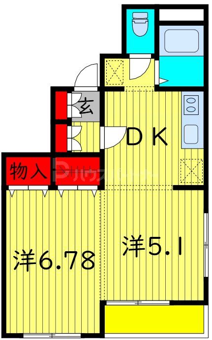 ウィンベルコーラス上本郷2の間取り