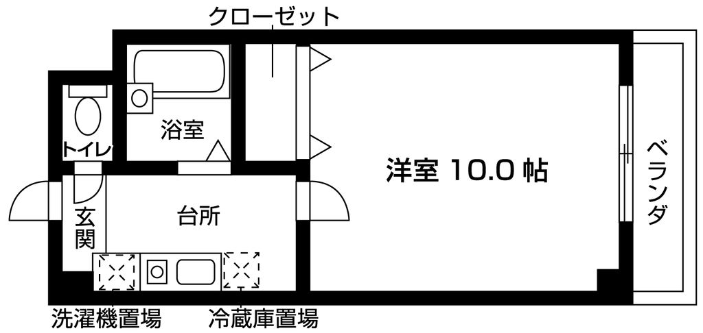 【京都市左京区静市市原町のマンションの間取り】