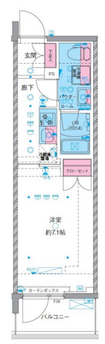 ジェノヴィア横浜石川町の間取り