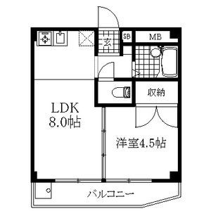 ラポールTの間取り