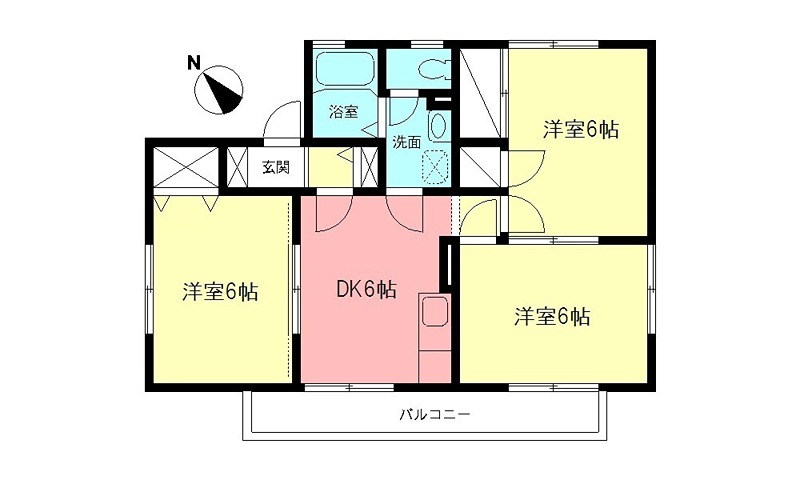 リバーサイド花水の間取り