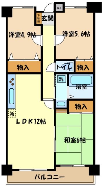 グランシャトー・カワシマの間取り