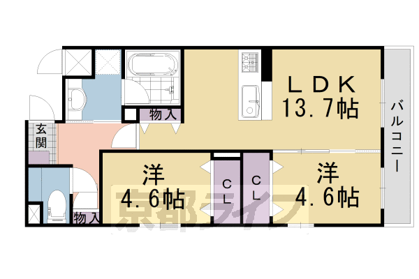 グレース桂川の間取り