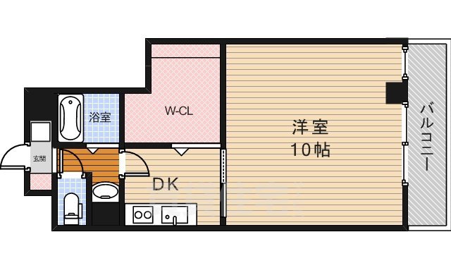 フローライト蛍池の間取り