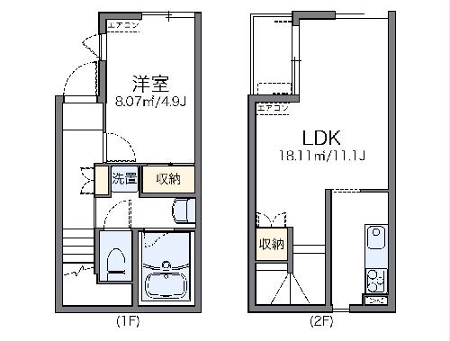 レオネクストスクルトの間取り