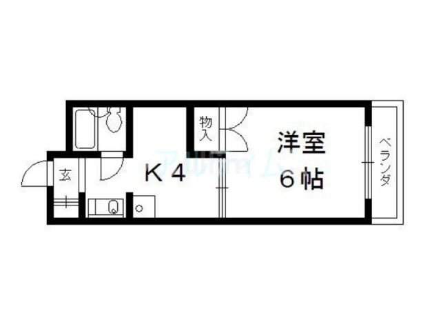 マンションELLA４９０の間取り