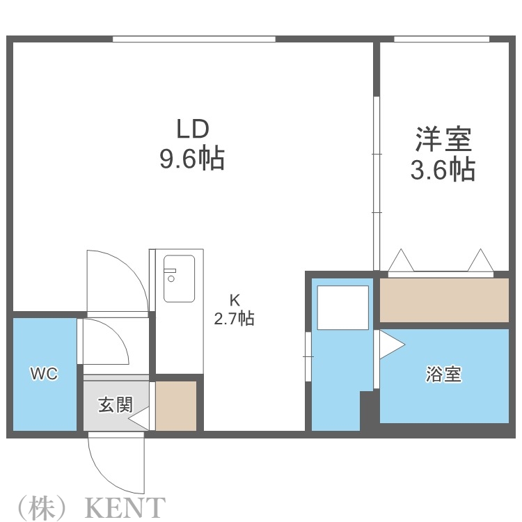 ラムーン発寒の間取り