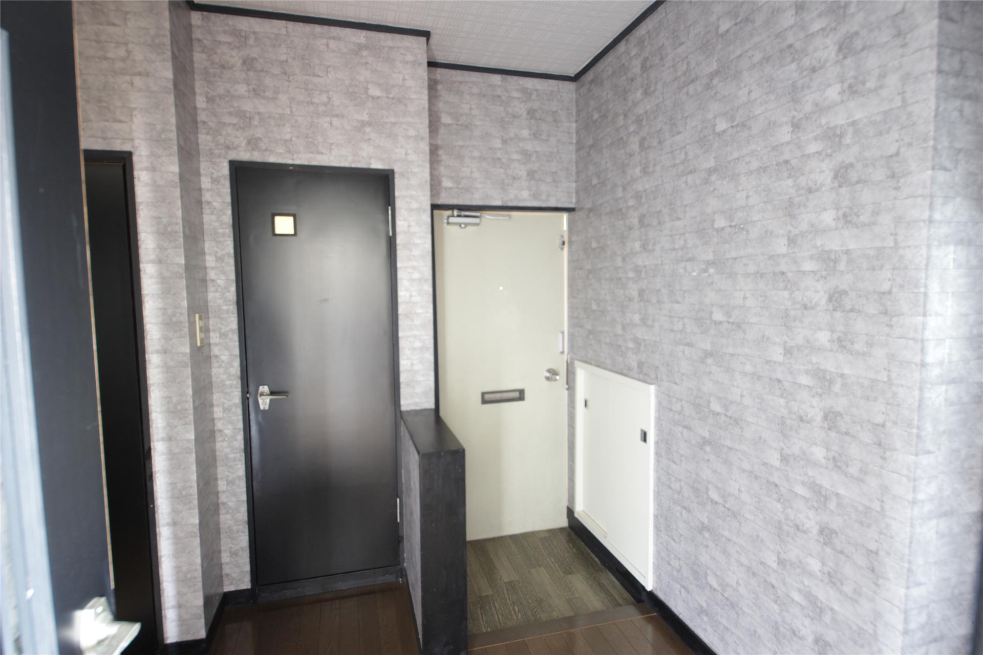 玄関　収納付きの玄関です