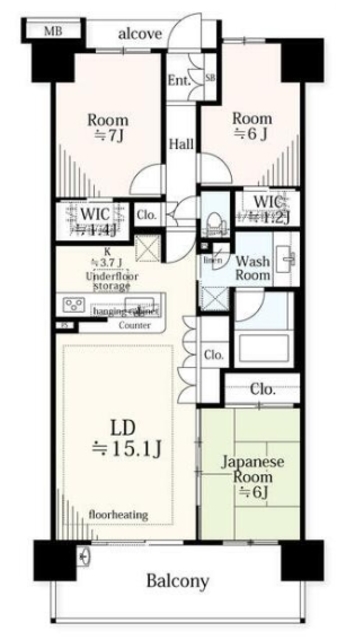 センティスの間取り