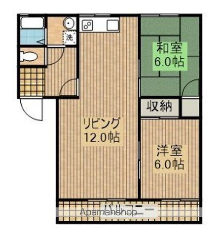 ローゼヒダカの間取り写真